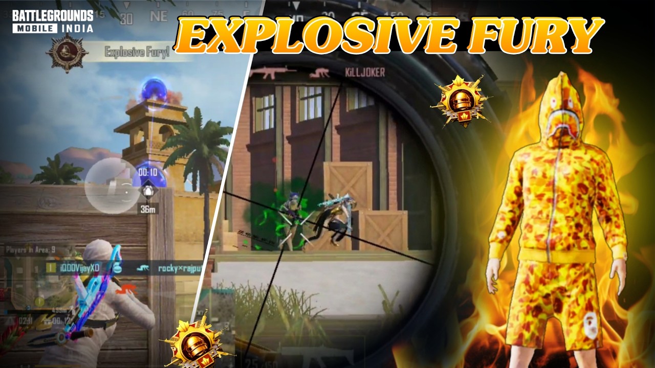 EXPLOSIVE FURY 🔥 | M416 Dominating the Lobby | BGMI