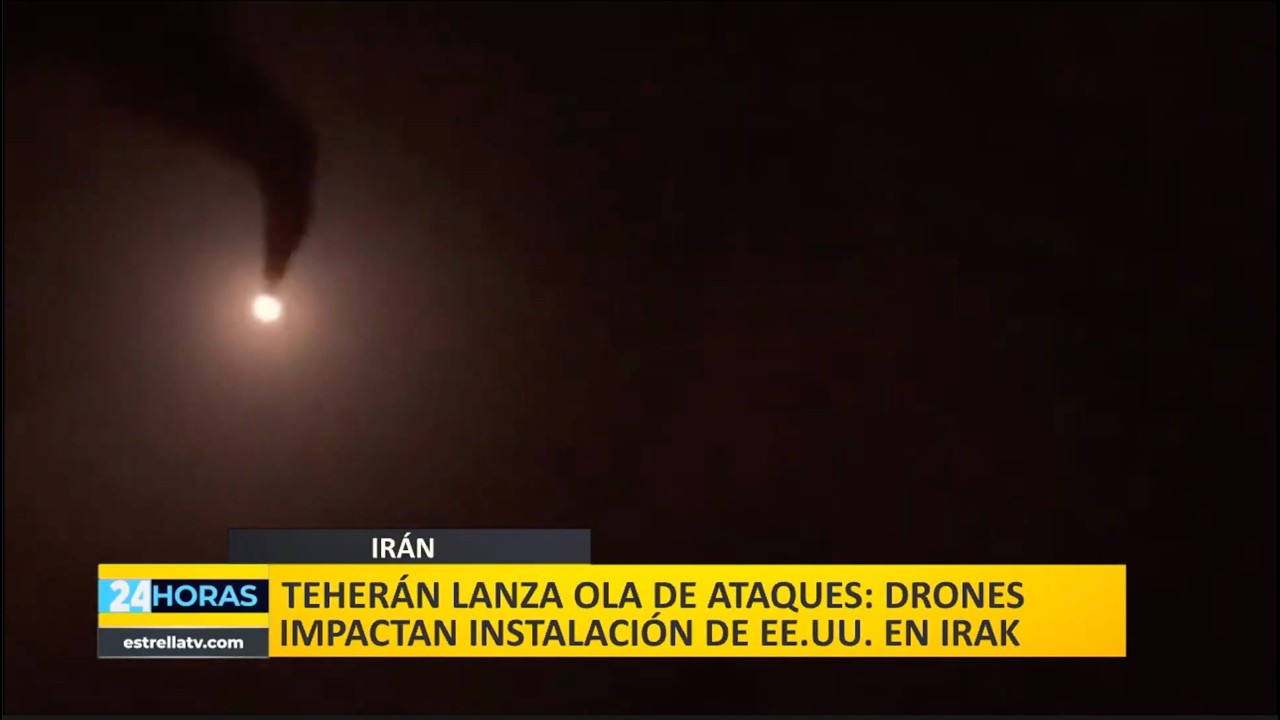 🟡 Irán lanza ataque contra instalaciones de EEUU en Medio Oriente | Noticiero 24 Horas