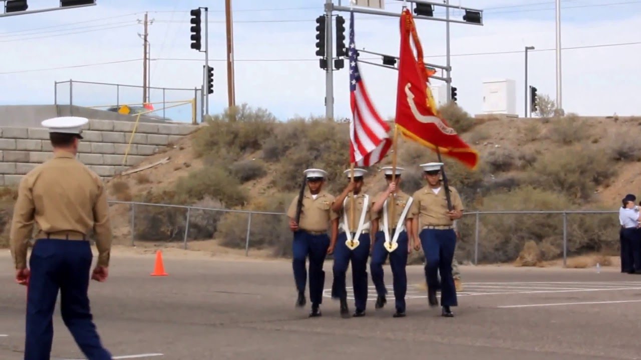 2016 Male Color Guard Team Selma High Marine Corps JROTC