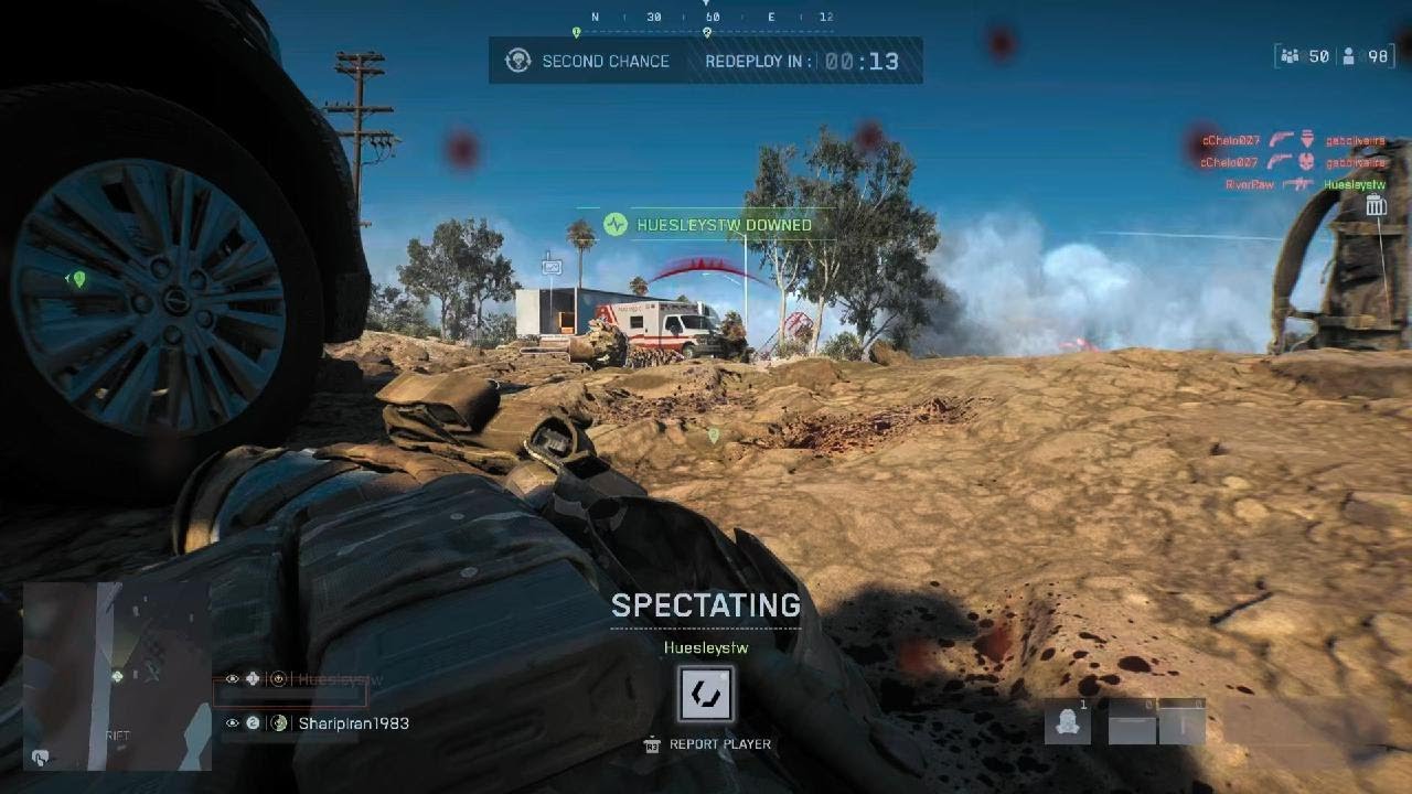 The first place in Battle royal 'red sec'