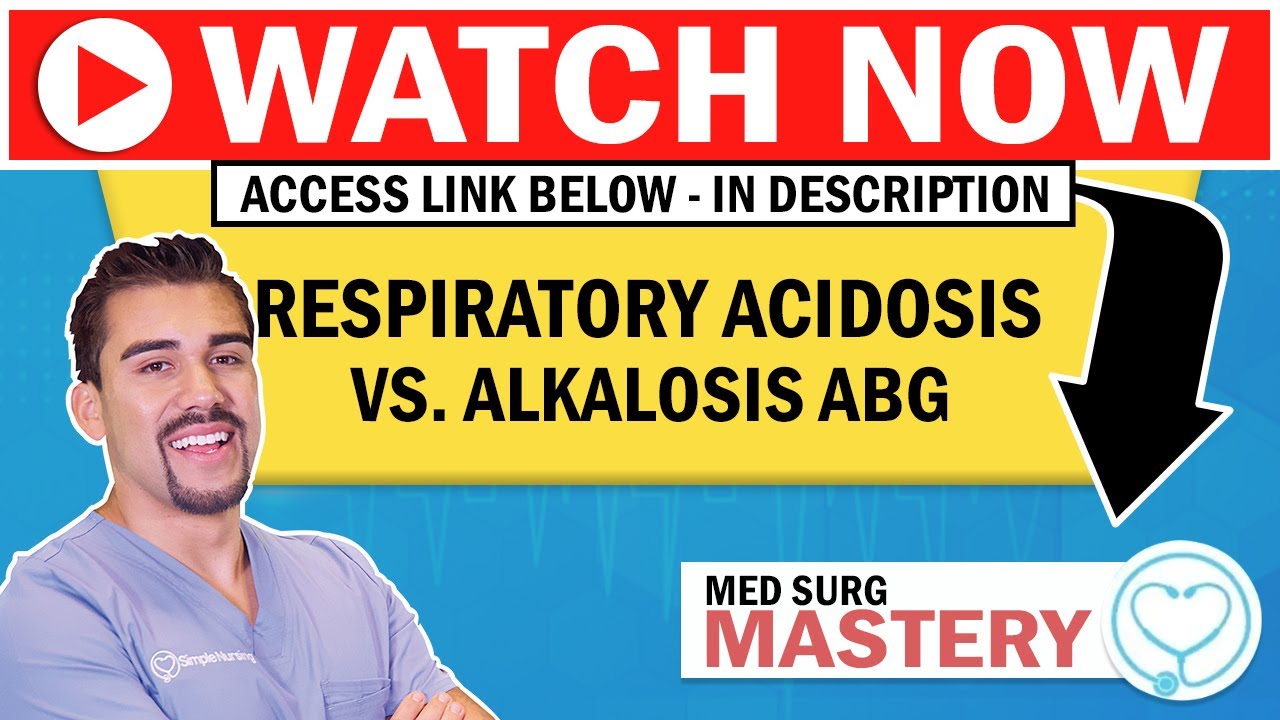 Respiratory Acidosis & Alkalosis - Acid Base Balance - ABGs Nursing, NCLEX, RN & LPN