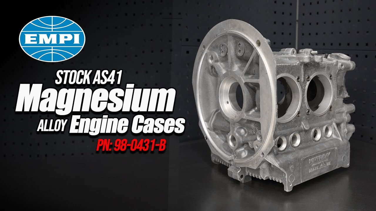 EMPI Stock AS41 Magnesium Alloy Engine Cases!
