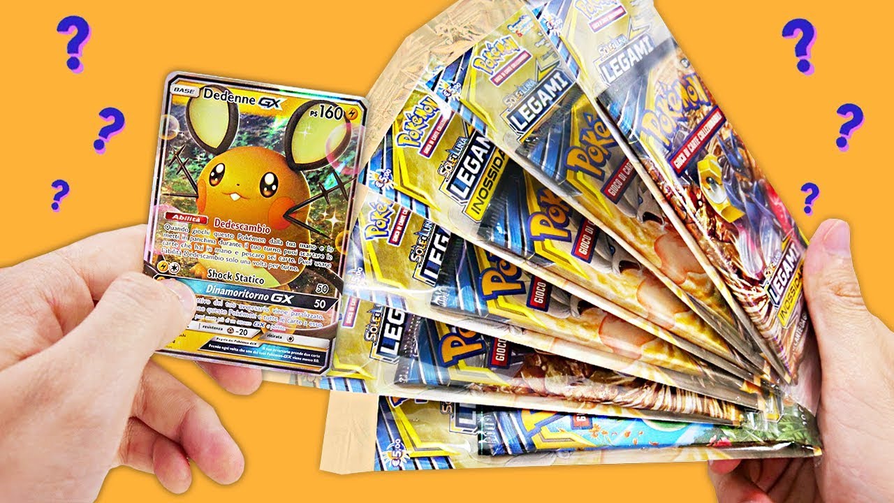 TROVARE UNA GX IN OGNI BUSTINA! *ESPERIMENTO* - Apro 6 Bustine Pokemon Legami Inossidabili