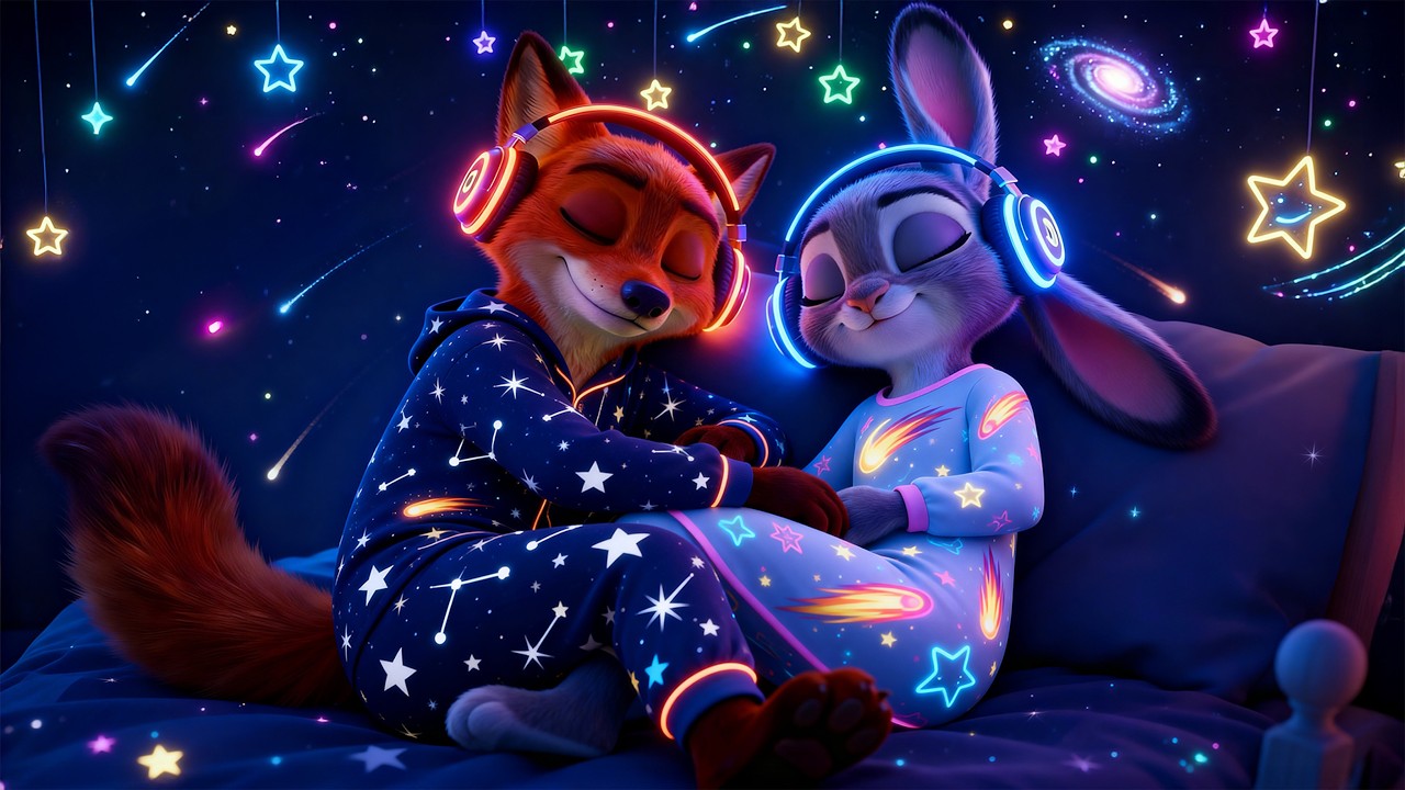 Мгновенное засыпание 💤 Повышение уровня мелатонина и глубокое спокойствие с Джуди и семьей Ника |...
