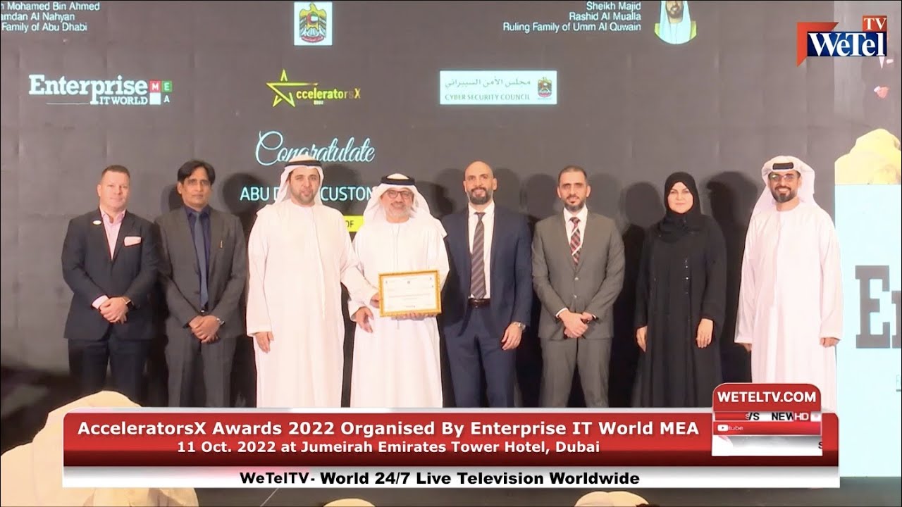 AcceleratorsX Awards 2022 Organised By Enterprise IT World MEA at Jumeirah Emirates Tower Hotel