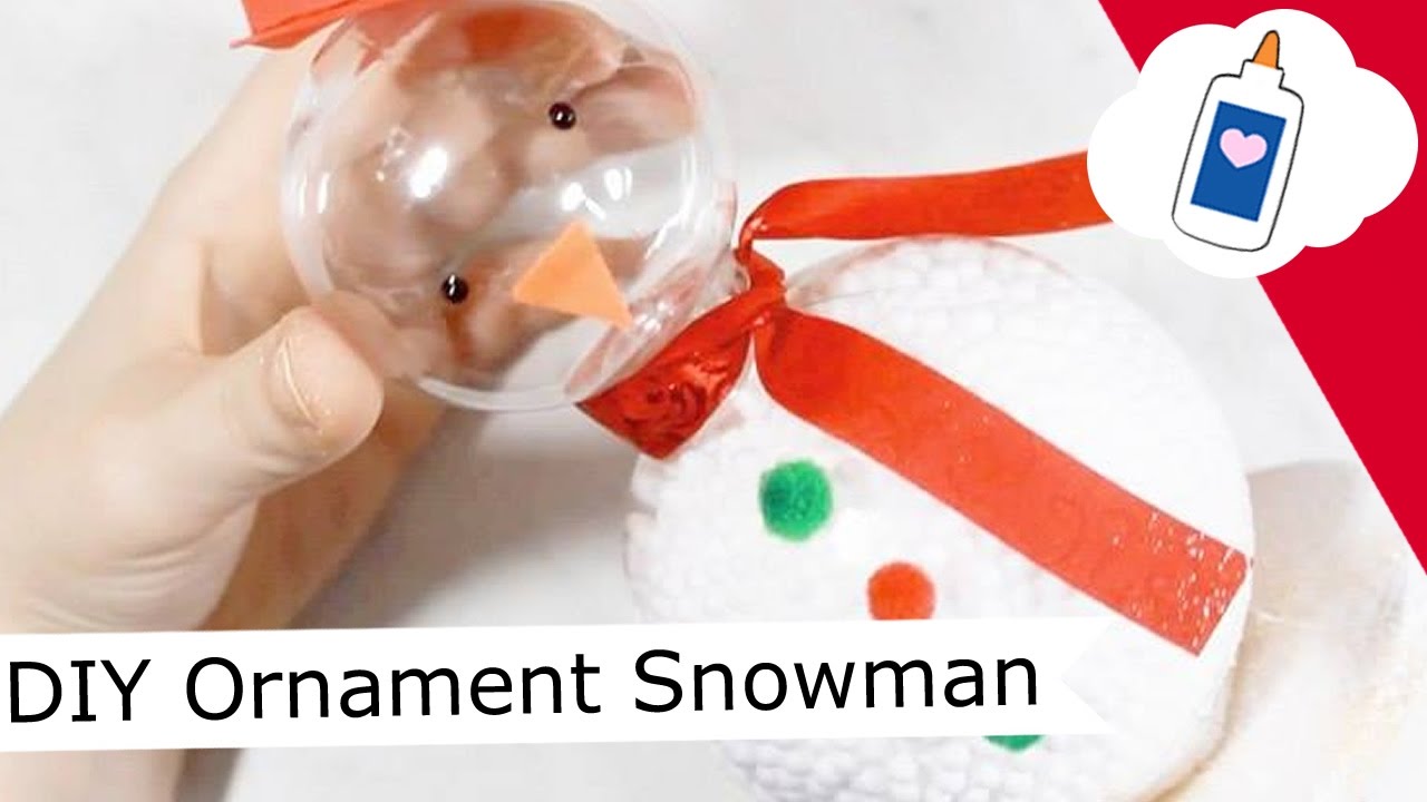 DAY #4 ❄ DIY Ornament Snowman ❄ (12 Days of Christmas)