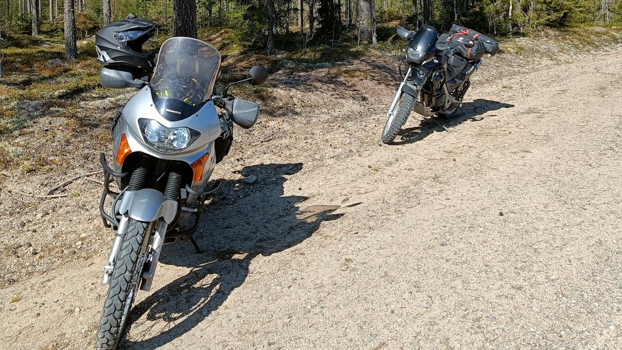 Finland TET Eastern route - Day 1 first half // Honda Transalp 650