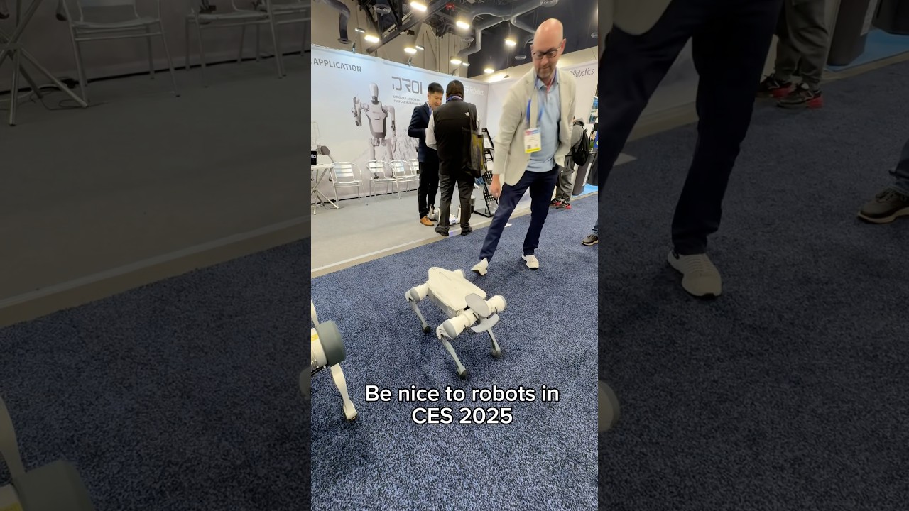 Robotic dogs in CES 2025￼