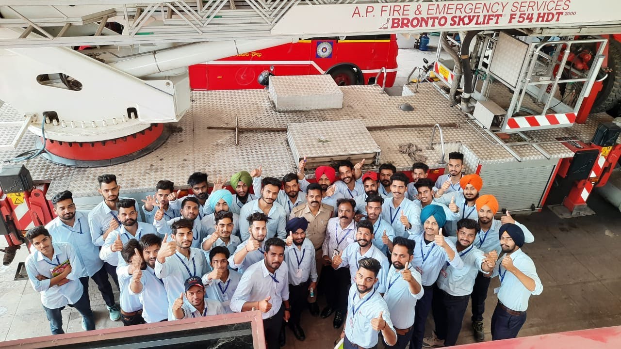 #NIFS Amritsar Students in Industrial & Fire Demo at  Fire Station, Visakhapatnam