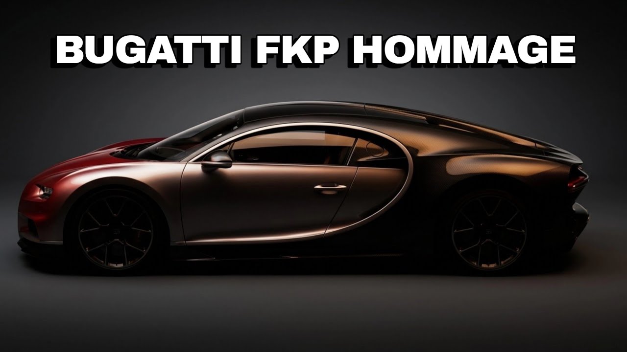 Bugatti FKP Hommage | One-Off Hypercar Concept | 15-Shot AI Design Portfolio