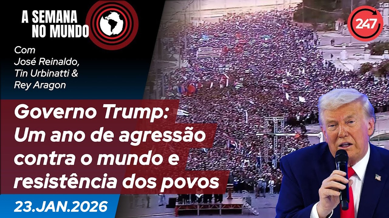 A semana no mundo - Governo Trump: Um ano de agressão contra o mundo e resistência dos povos