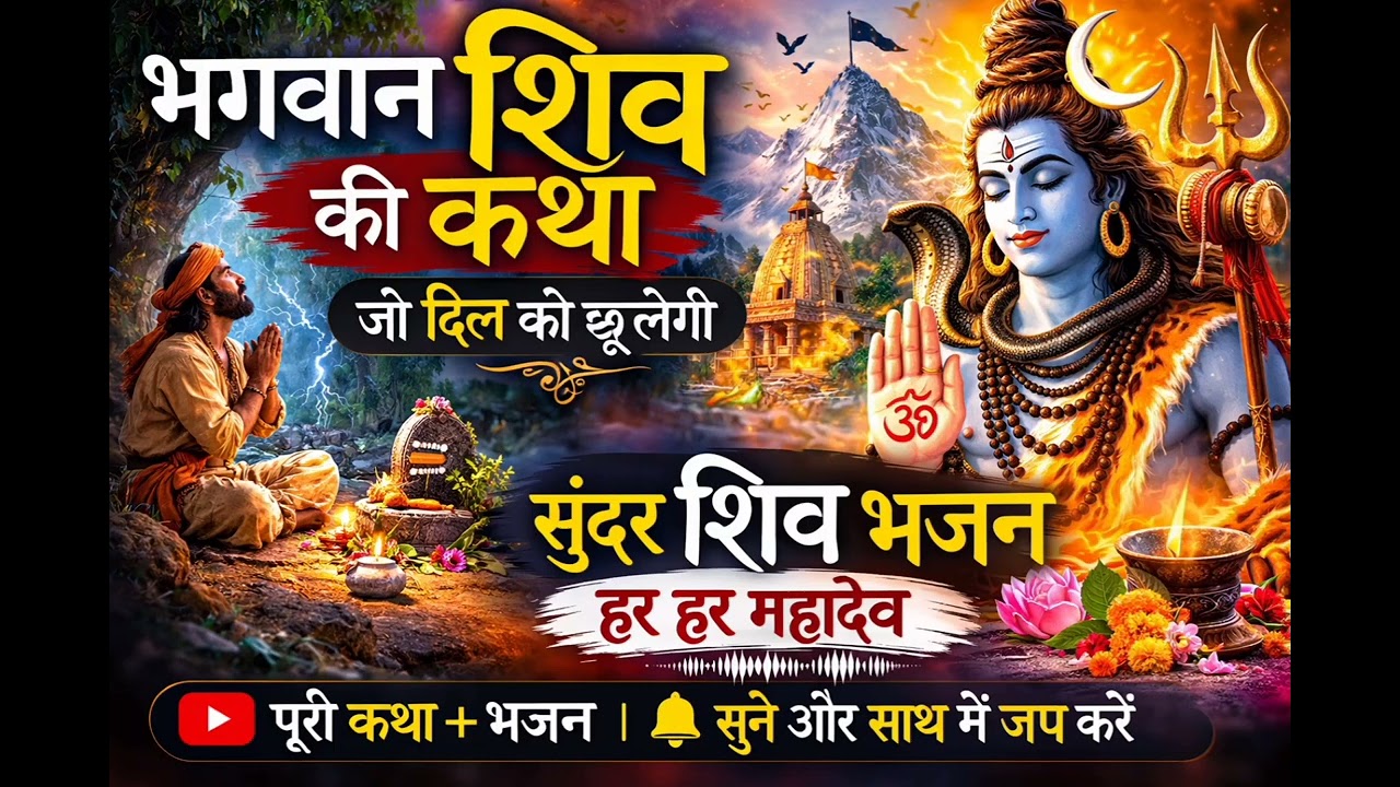 भगवान शिव की चमत्कारी कथा | सुनते ही मन शांत हो जाएगा | सुंदर शिव भजन | हर हर महादेव