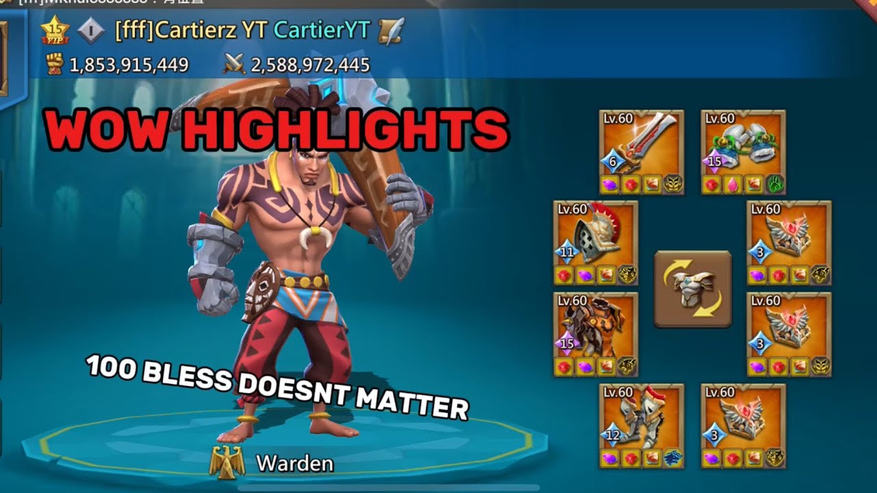 Lords Mobile - 100 Bless Doesnt Matter