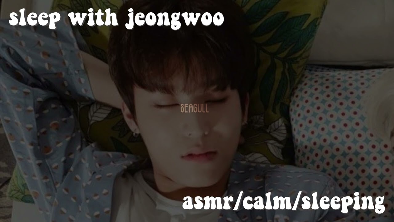 TREASURE ASMR | sleeping with jeongwoo [ breathing, raining ]