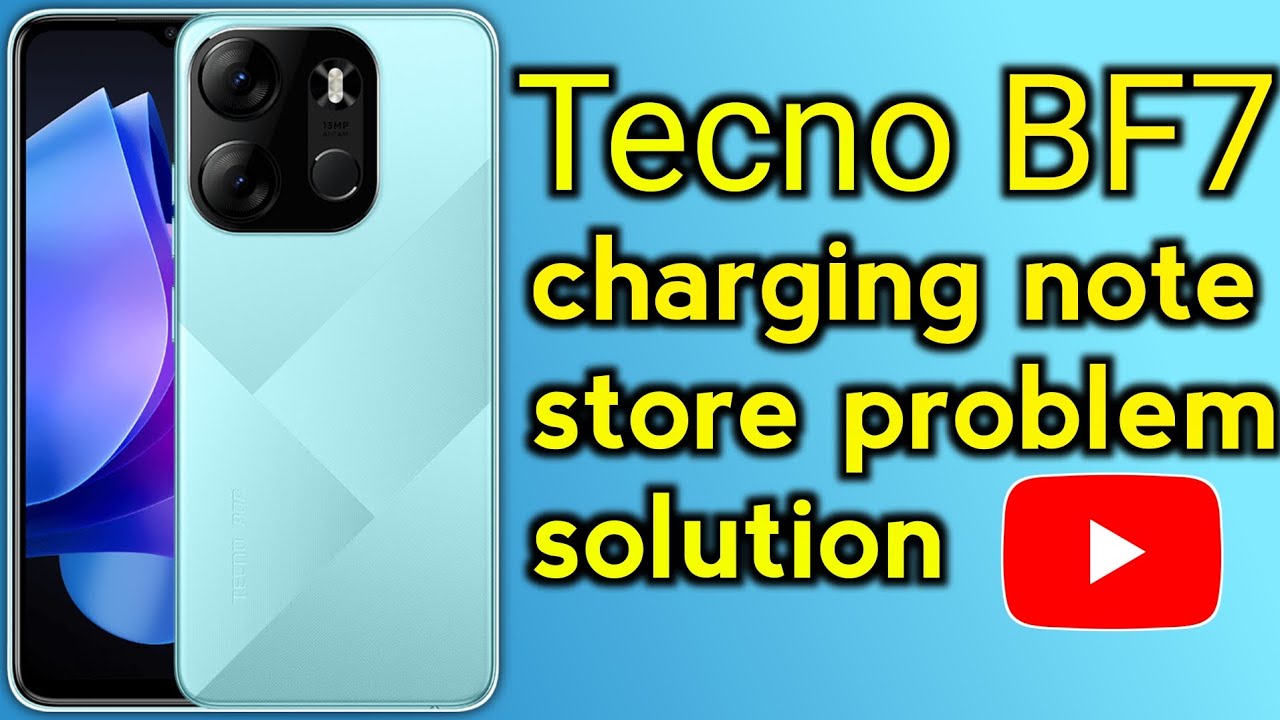 🔥tecno spark go 2023 charging note store problem solution 🤯|| tecno BF7 slow charging problem