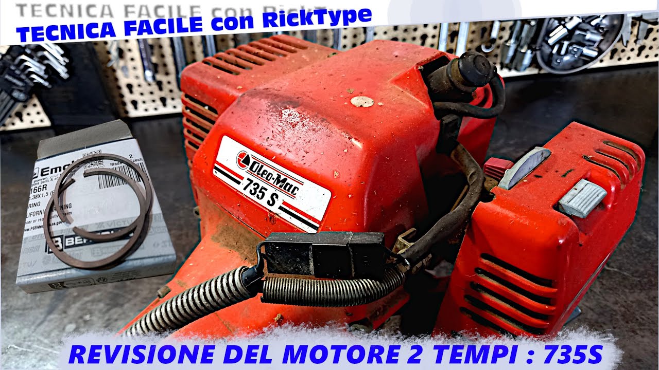 Revisione del motore 2 tempi: decespugliatore 735S 35cc con carburatore Walbro L H T