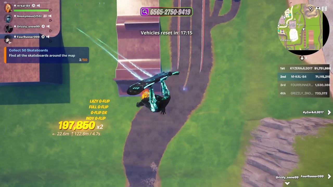 Playing Fortnite