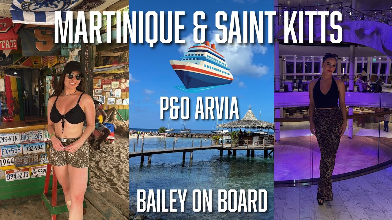Bailey Onboard - Мартиника и Сент-Китс, P&O Arvia 🛳️🐬🥥🌴☀️ #круизныйлайнер #карибскийотдых #arvia