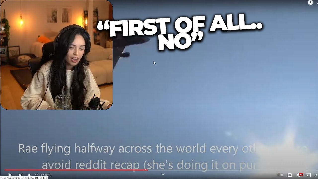 Реакция Valkyrae на «Оффлайн ТВ и клевету друзей 2023!»