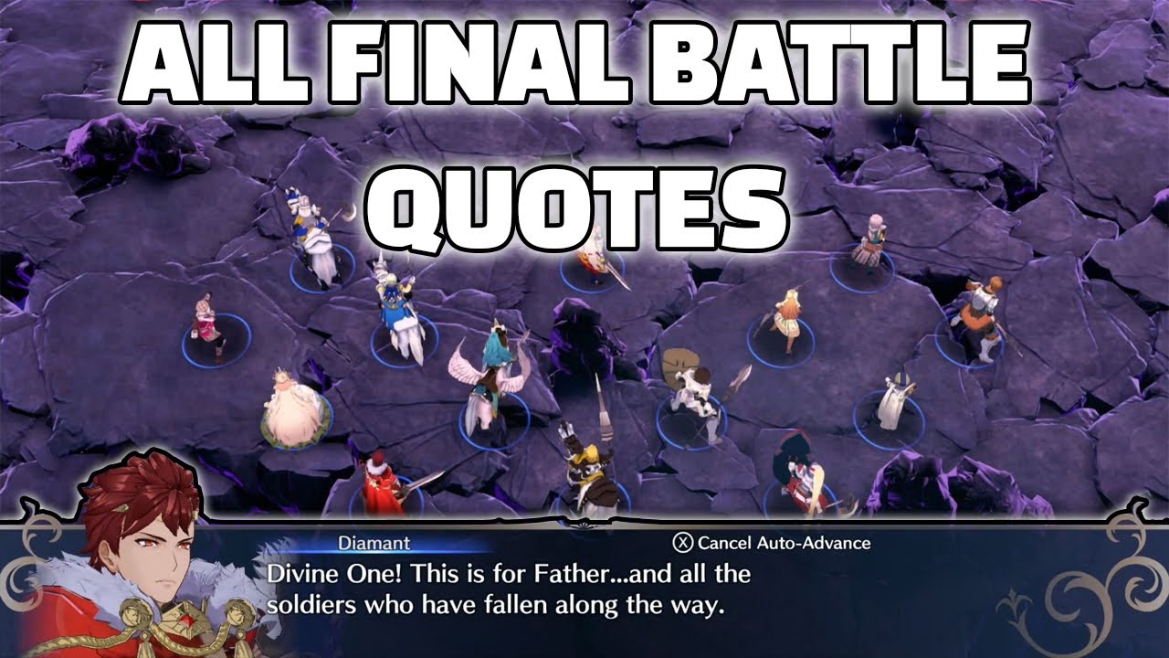 Fire Emblem Engage – All Final Battle Quotes & Unique Lines