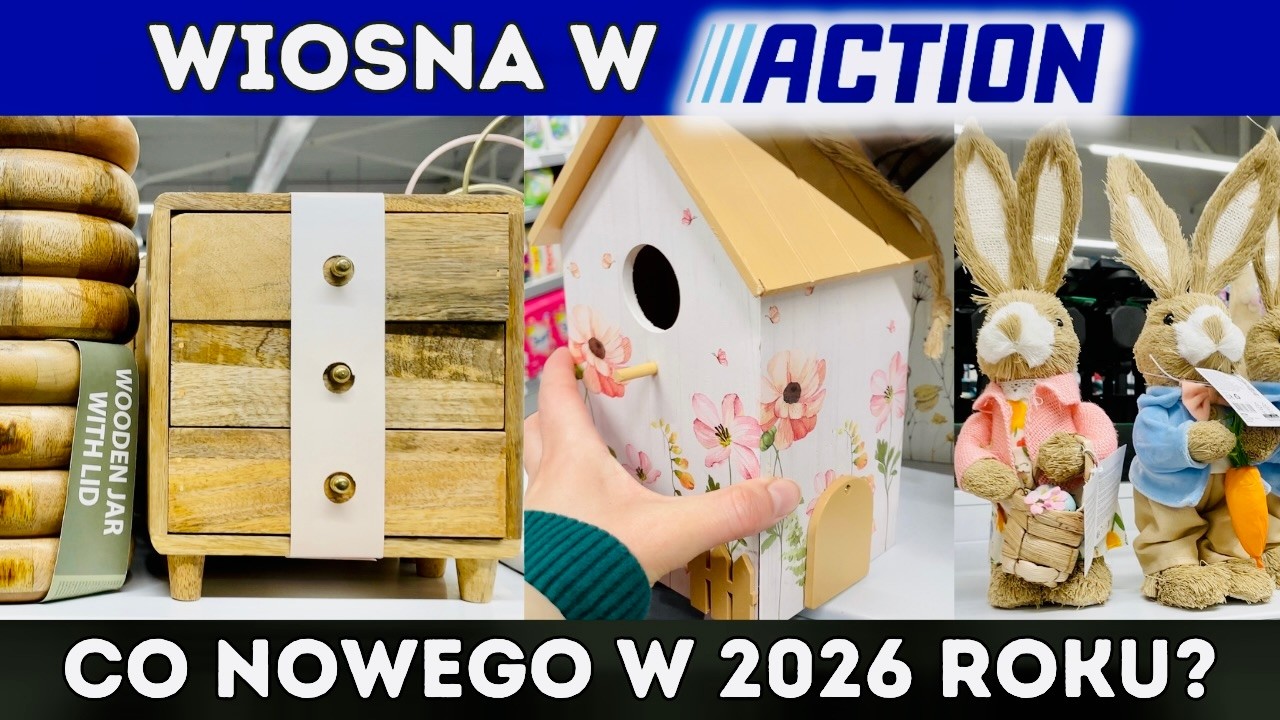NOWOŚCI DO DOMU Z ACTION 🌿 Balkon i Dekoracje na Wielkanoc 2026