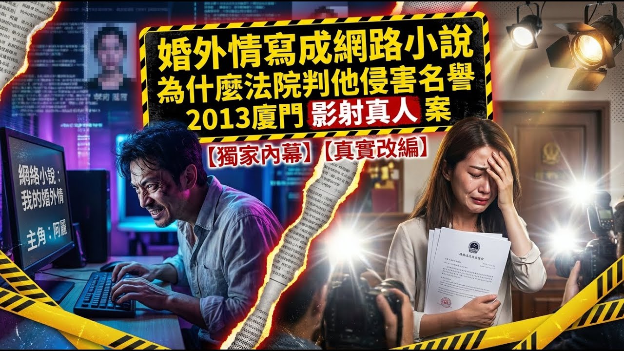 婚外情寫成網路小說：為什麼法院判他侵害名譽？2013廈門「影射真人」案 #名誉权 #网络文学 #隐私权 #ChinaLaw #真实事件