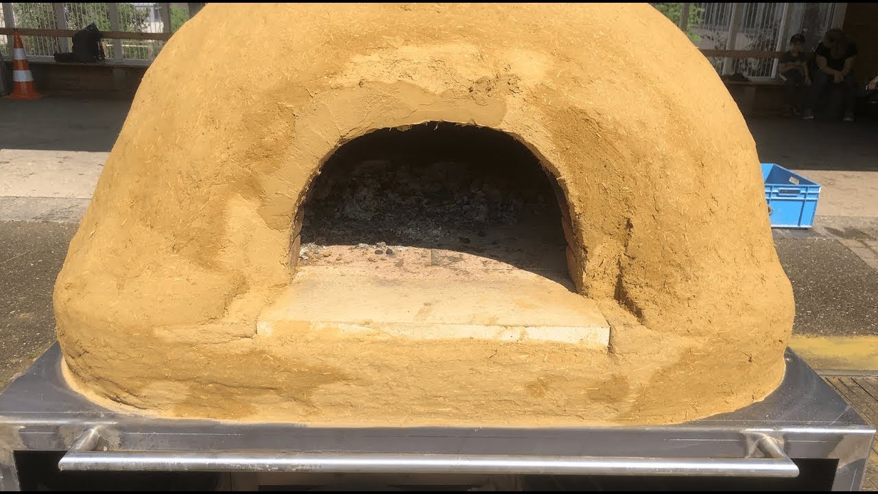 Pizzaofen Bau: Dokumentation Lehmofen Bau