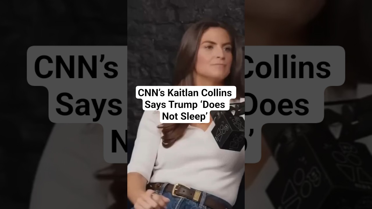 CNN&rsquo;s Kaitlan Collins Says Trump &lsquo;Does Not Sleep&rsquo; #shorts #viral