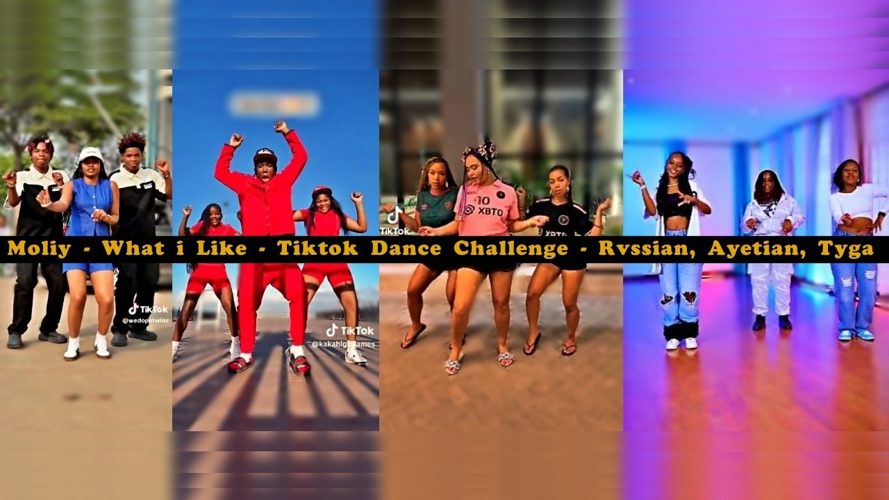 Вирусное видео - What i Like - Танцевальный челлендж в TikTok - Moliy, Rvssian, Ayetian, Tyga | R...