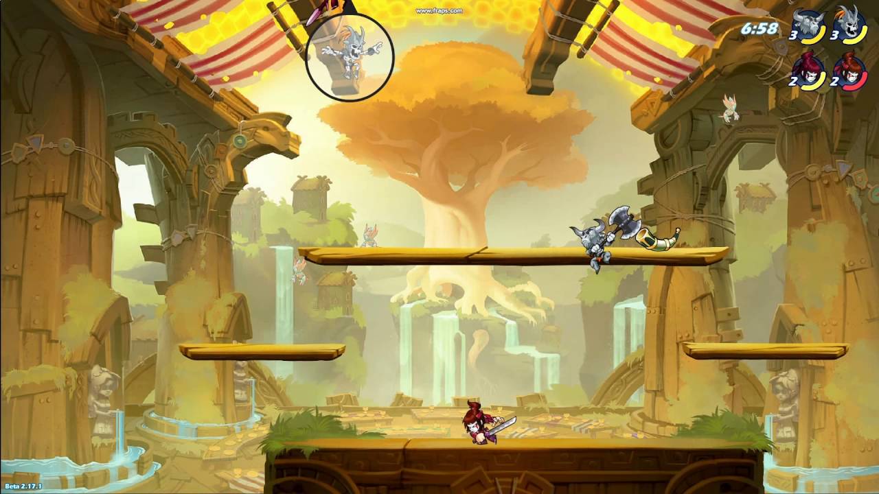 Melhor partida de BRAWLHALLA da hist&oacute;ria ft Querinoh