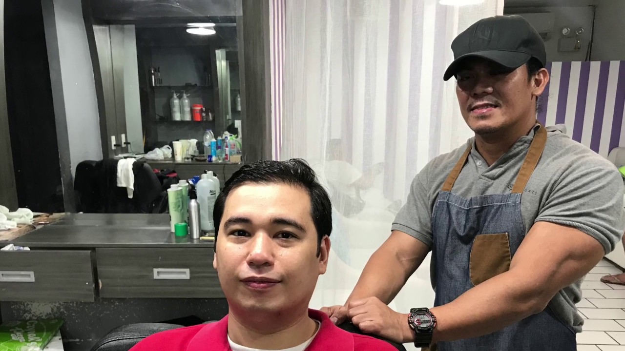 New Filipino Barber Video Katipunan ASMR SHAVE AND Haircut from Muscle barber