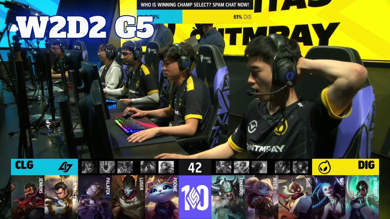 CLG vs DIG | Week 2 Day 2 S12 LCS Spring 2022 | CLG vs Dignitas W2D2 Full Game