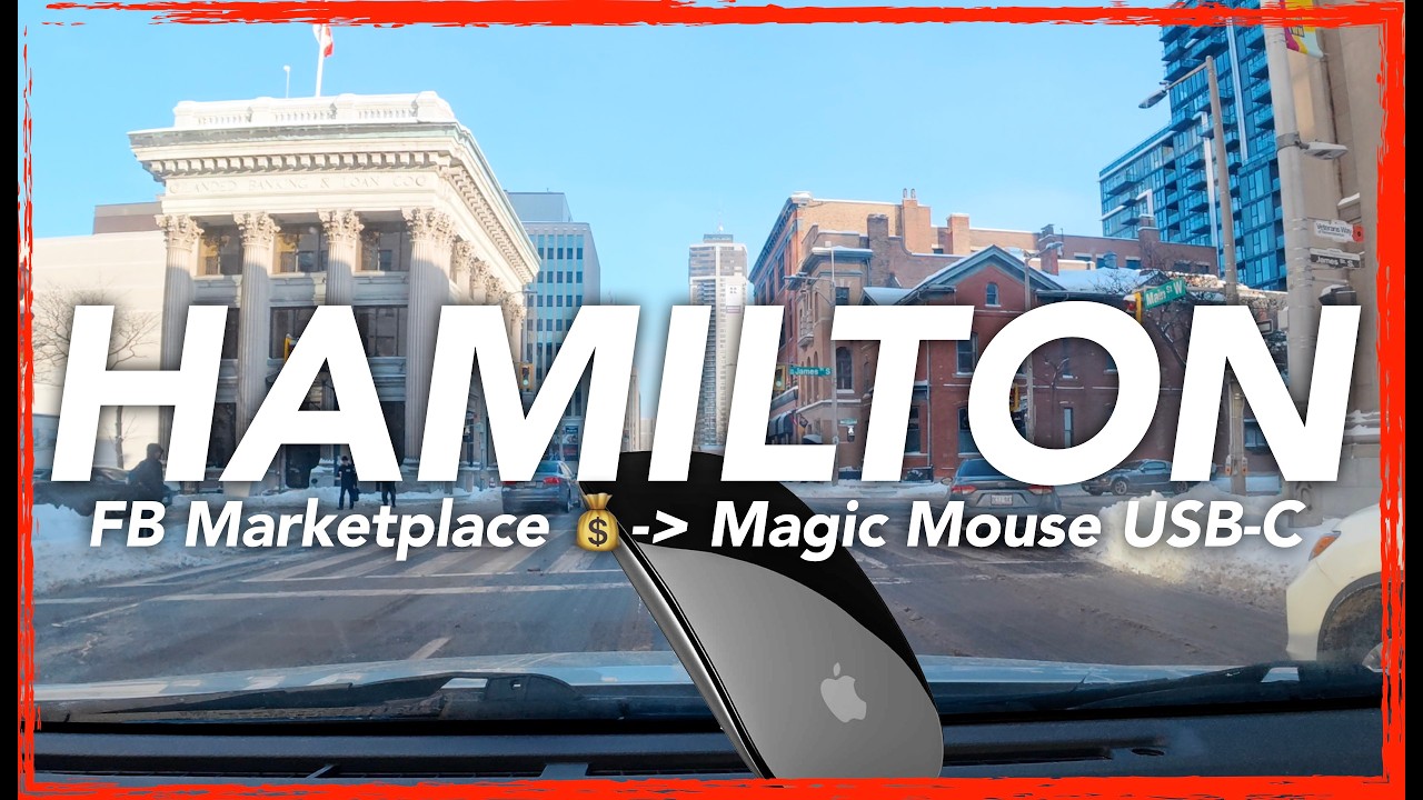 01/26/26 4k DRIVING TOUR in HAMILTON to buy an Apple Mouse from FB Seller + Test DJI Action 6