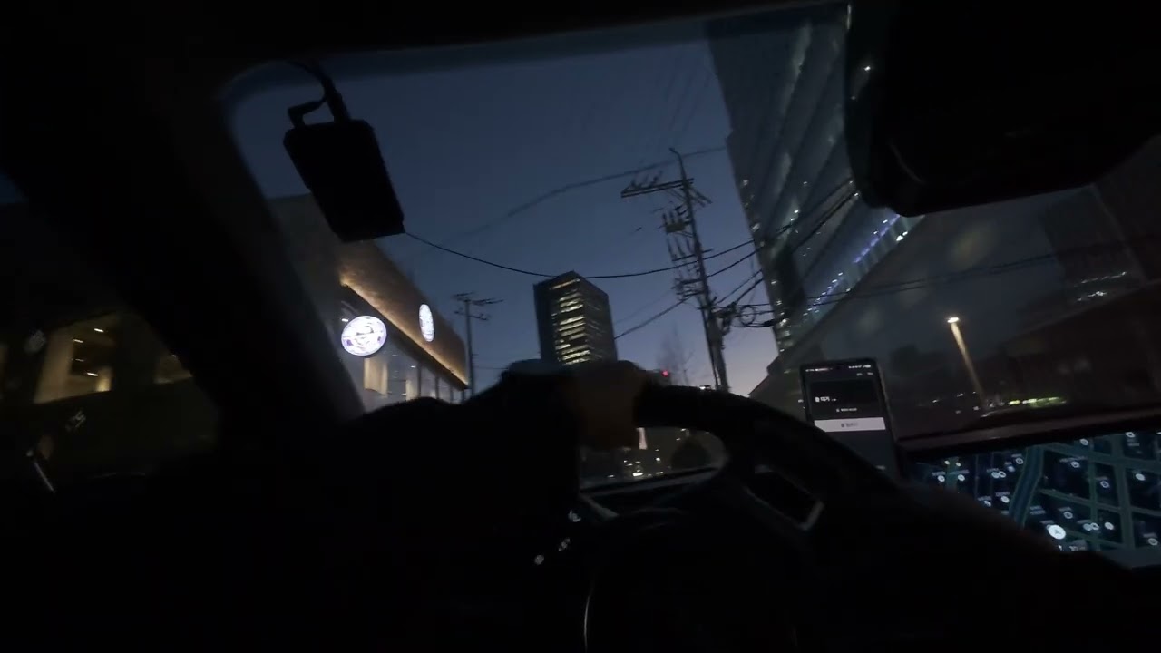 2026년 1월 21일 택시 운행 영상