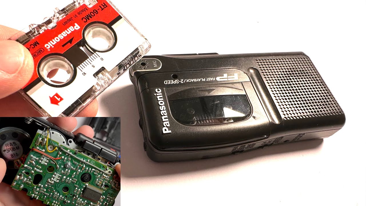 PANASONIC HANDHELD CASSETTE VOICE RECORDER Disassembly