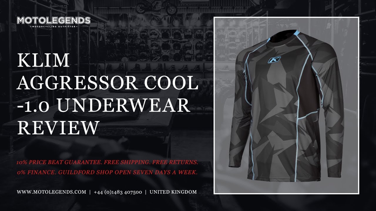 Klim Aggressor Cool -1.0 underwear review