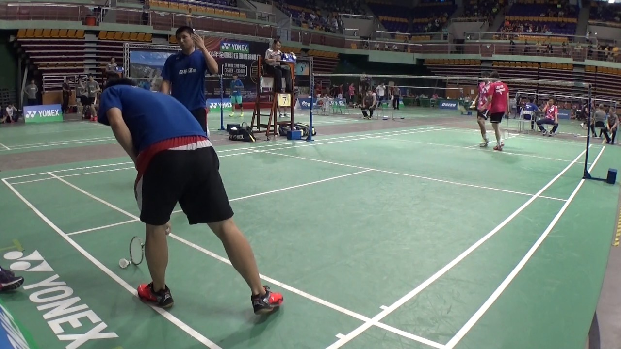 SF P4 蔡佳欣/李勝木(合庫A)vs洪英源/徐維濱(亞柏B)2017全團羽球賽甲男團