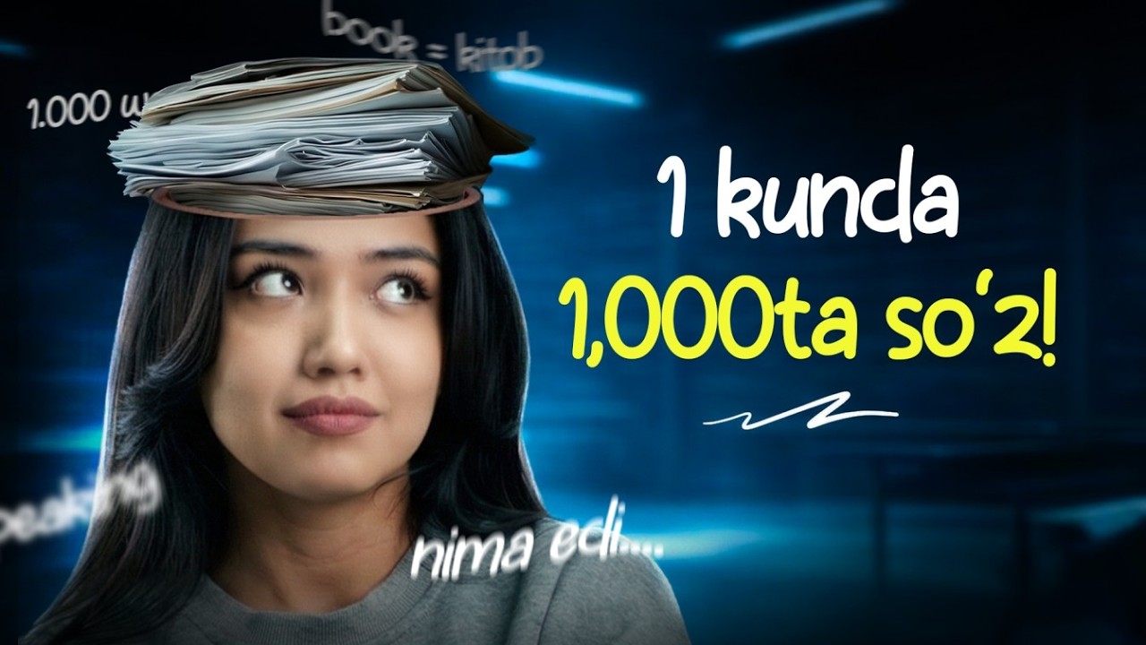 Qanday qilib ingliz tili so'zlarini 10X tezroq eslab qolish mumkin?