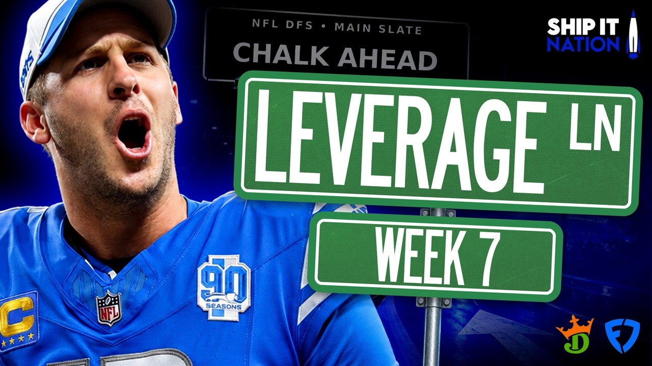NFL DFS Week 7 Leverage Lane | DraftKings & FanDuel Strategy