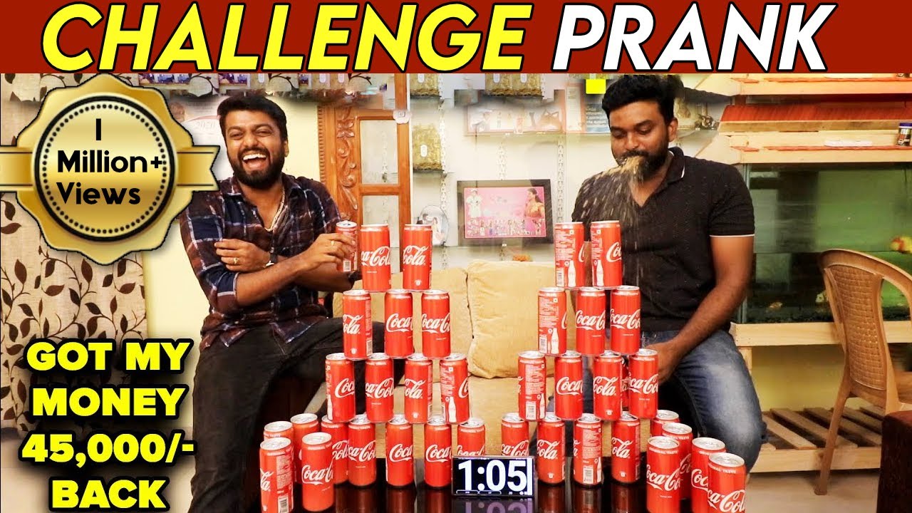 EXTREME FUN PRANK !! COCA COLA DRINKING CHALLENGE !!