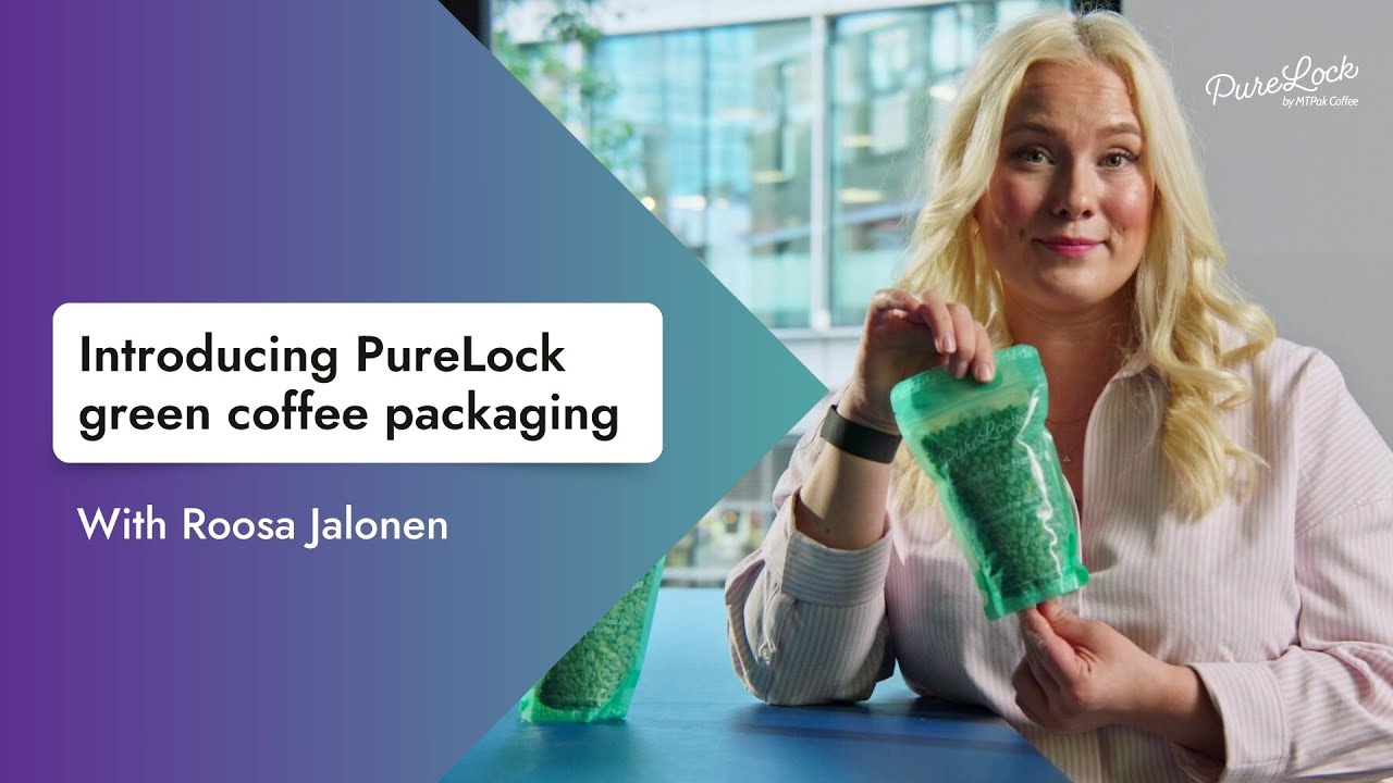 First look at our new PureLock green coffee packaging