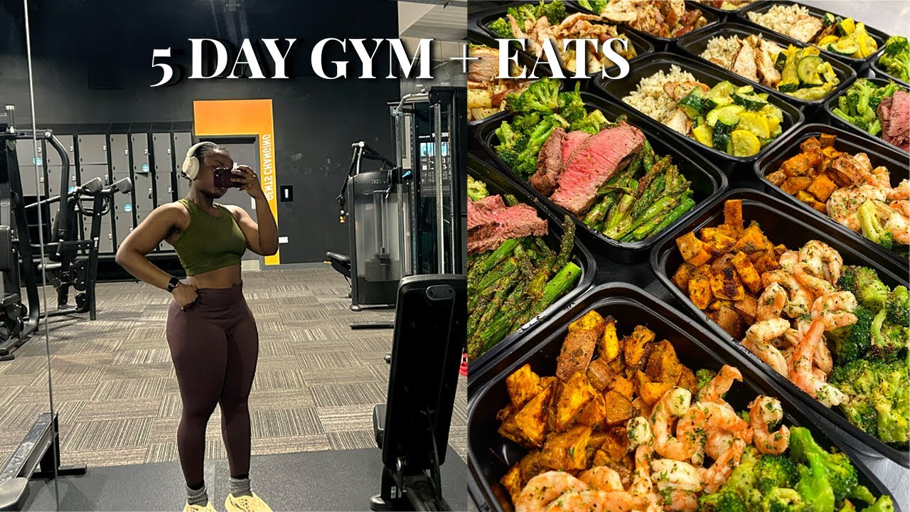 My Realistic 5 Day Gym Routine + What I Eat | Lifestyle Vlog
