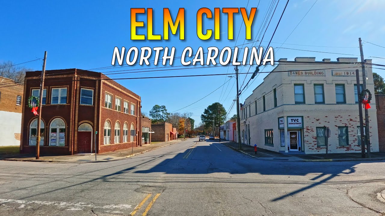 Elm City North Carolina Driving Through