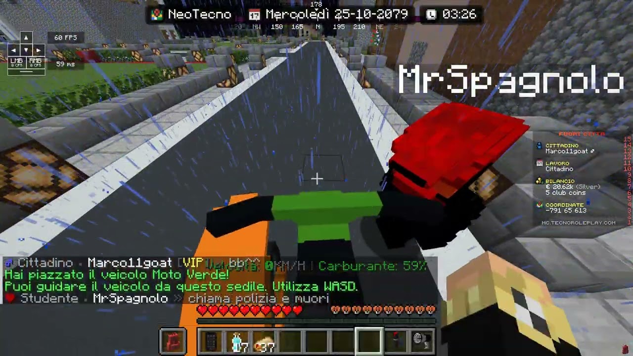 Approvazione motivi kill per TecnoCraft su MrSpagnolo [TecnoCraft]