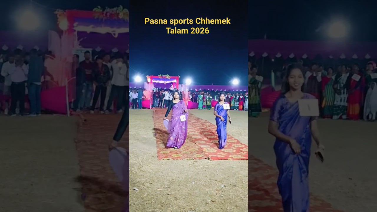 #pasna sports chhemek talam 2026//Santali short video//