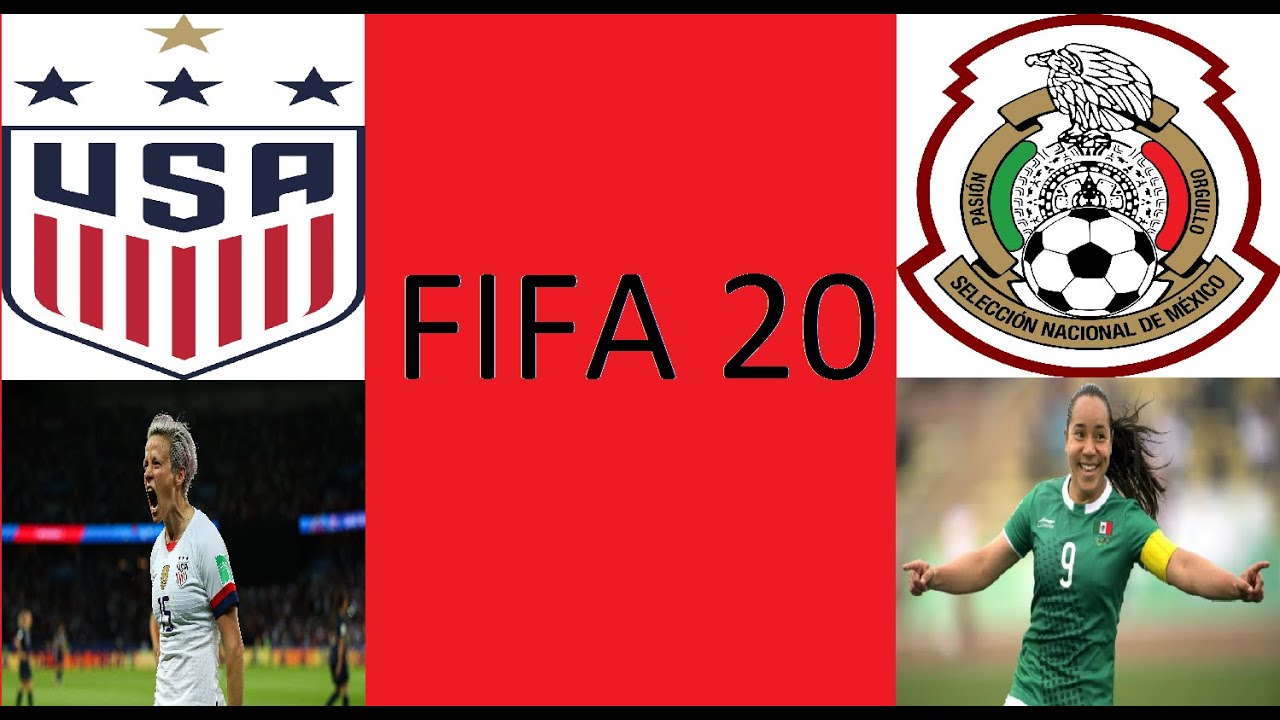 FIFA 20 Legacy Edition. Gameplay. Women's national teams 🇺🇸 🇲🇽 (Switch)