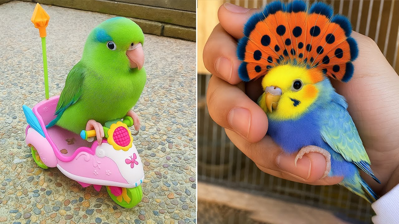 Smart And Funny Parrots Parrot Talking Videos Compilation (2025) - Cute Birds #63