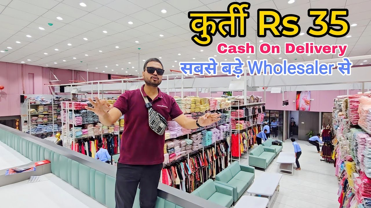 kurti Haul Manufacturer Market || Cash On Delivery || International Shipping || Surat Factory Outlet