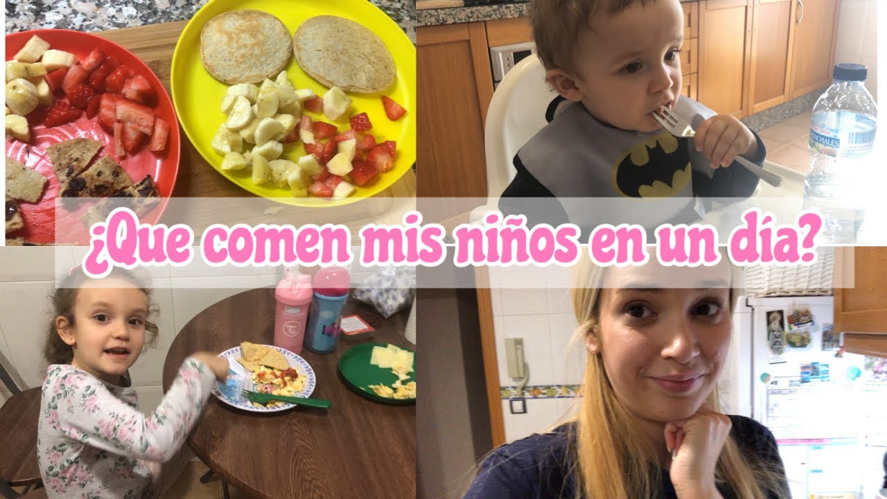 Que COMEN mis HIJOS en un DÍA 2020// What my kids eat in a day.