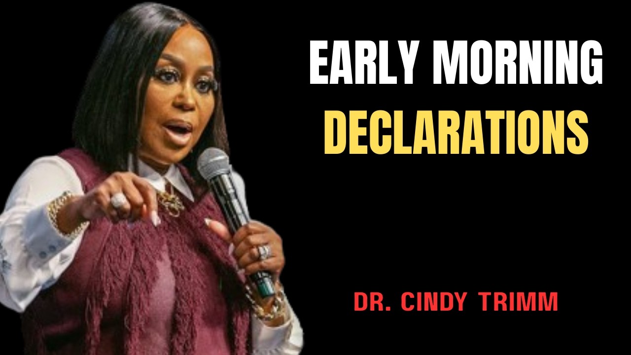 Command Your Morning with DR Cindy Trimm| Morning Declarations for Protection Divine Order & Success